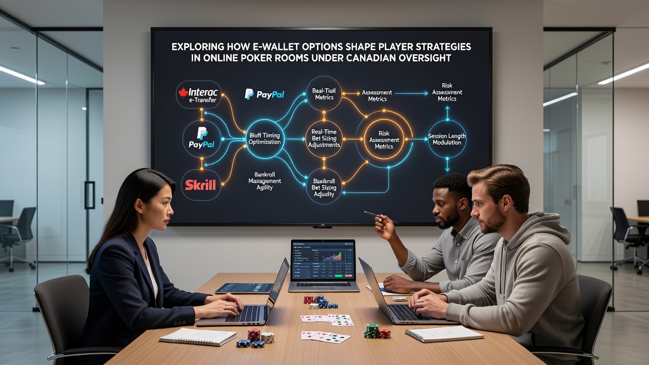 Detailed view of secure e-wallet transaction flow in a regulated Canadian online poker room interface